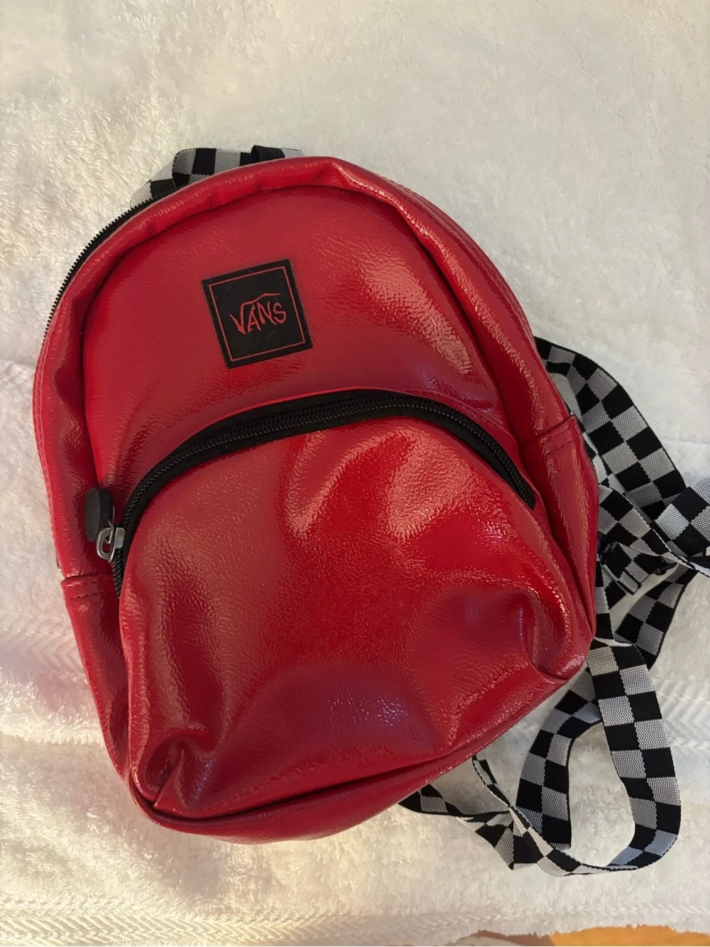 VANS x IT - Pennywise Red Mini Backpack with Checkerboard Straps - never worn